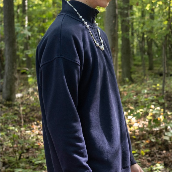 Calvin Klein 1/4 Zip Sweater - Picture 5 of 6